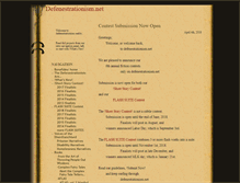 Tablet Screenshot of defenestrationism.net